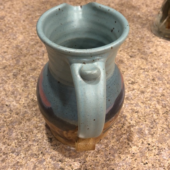 Hand Made in Yellowstone Pottery Pitcher - Picture 7 of 16